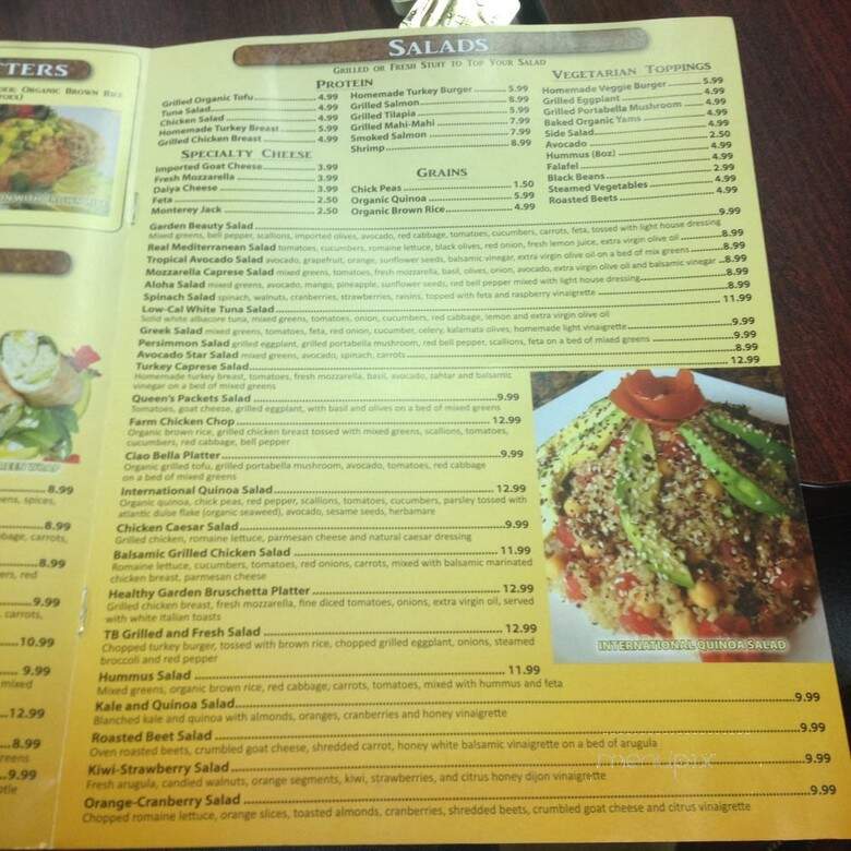 Healthy Garden and Gourmet Pizza - Voorhees, NJ menu_pic
