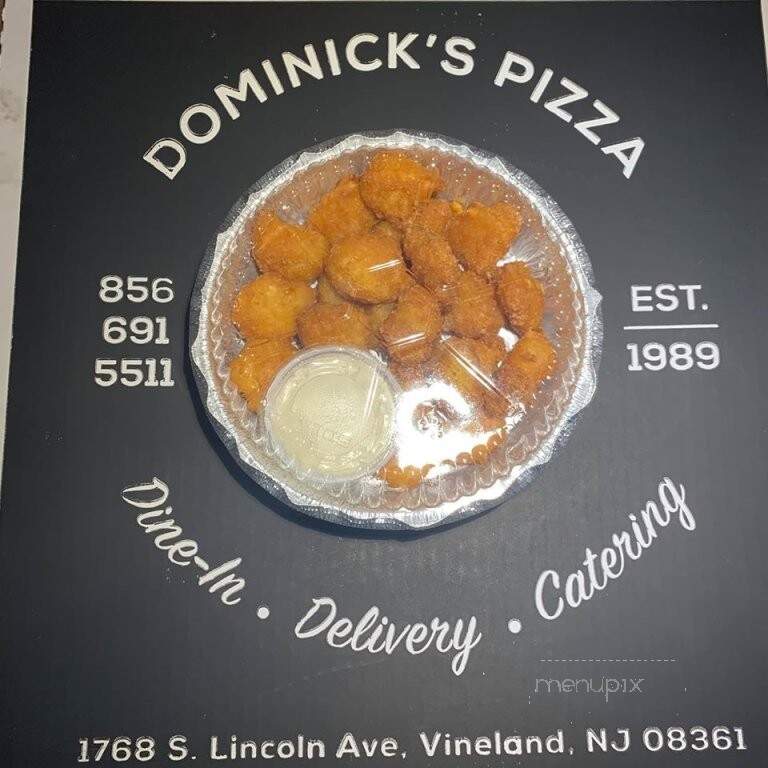 Dominick's Pizza Inc - Vineland, NJ menu_pic