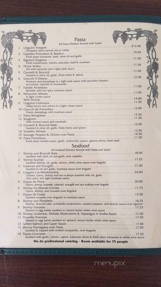 Ernie & Dom's Pizzeria - Hampton, NJ menu_pic