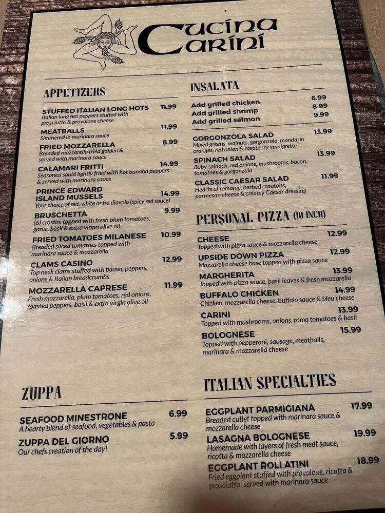 Cucina Carini Italian Restaurant - Mount Laurel, NJ