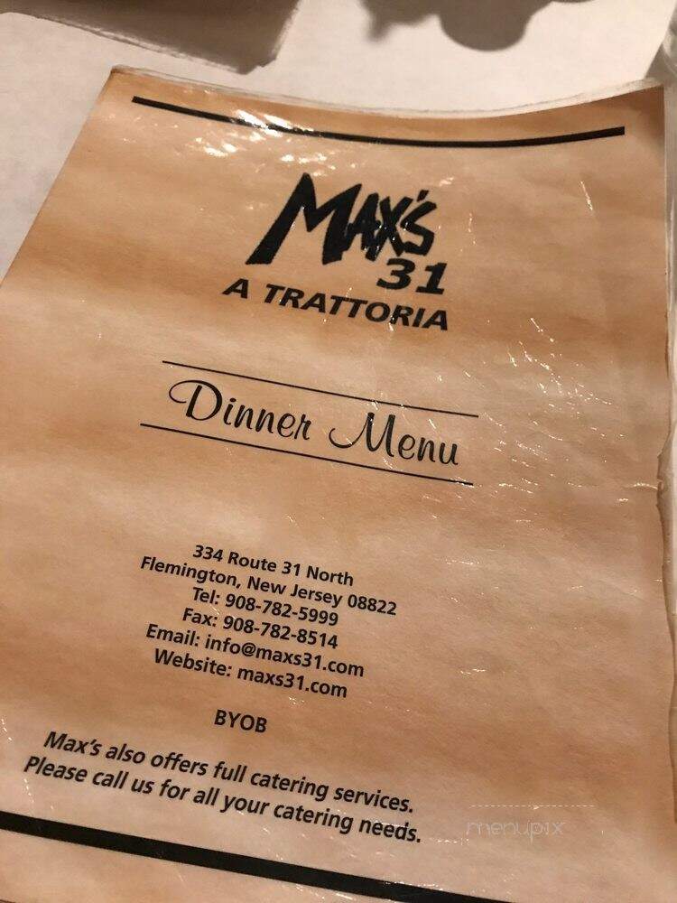 Max's Trattoria 31 - Flemington, NJ