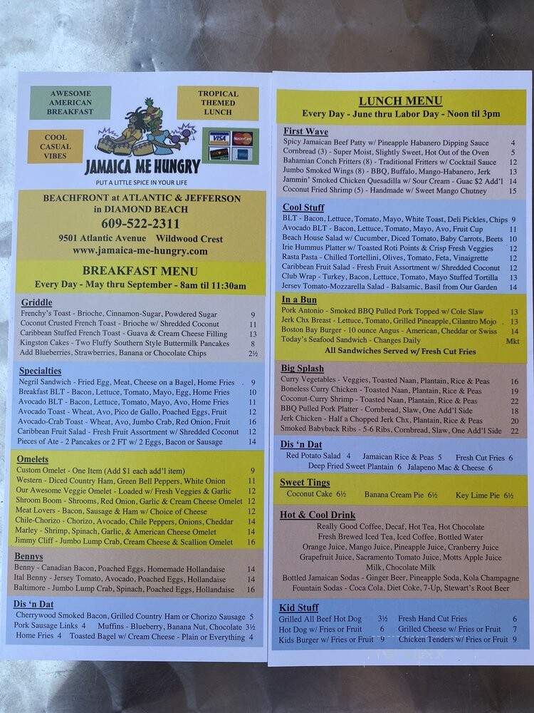Jamaica Me Hungry - Wildwood Crest, NJ menu_pic