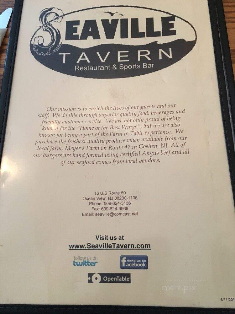 Seaville Tavern - Ocean View, NJ