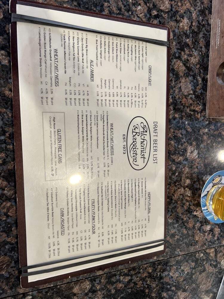 Alchemist & Barrister - Princeton, NJ