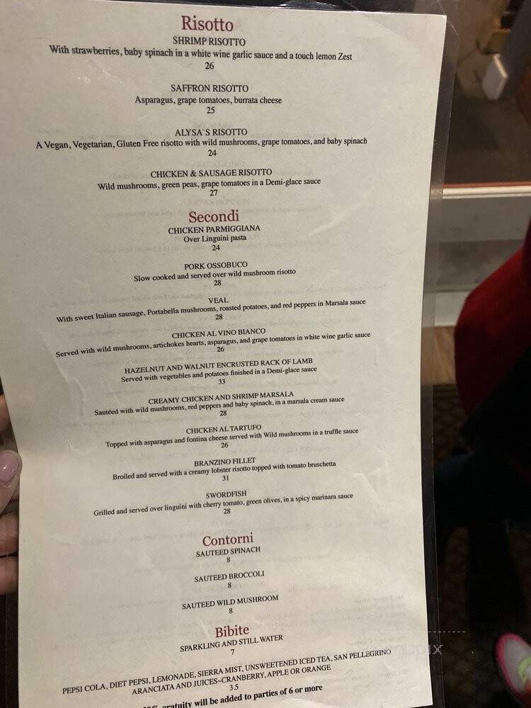 La Mezzaluna - Princeton, NJ menu_pic