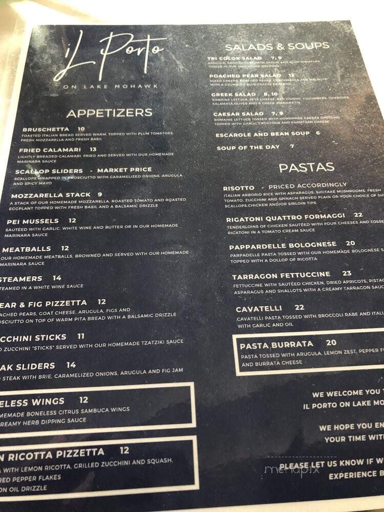 Restaurant Il Porto - Sparta, NJ menu_pic