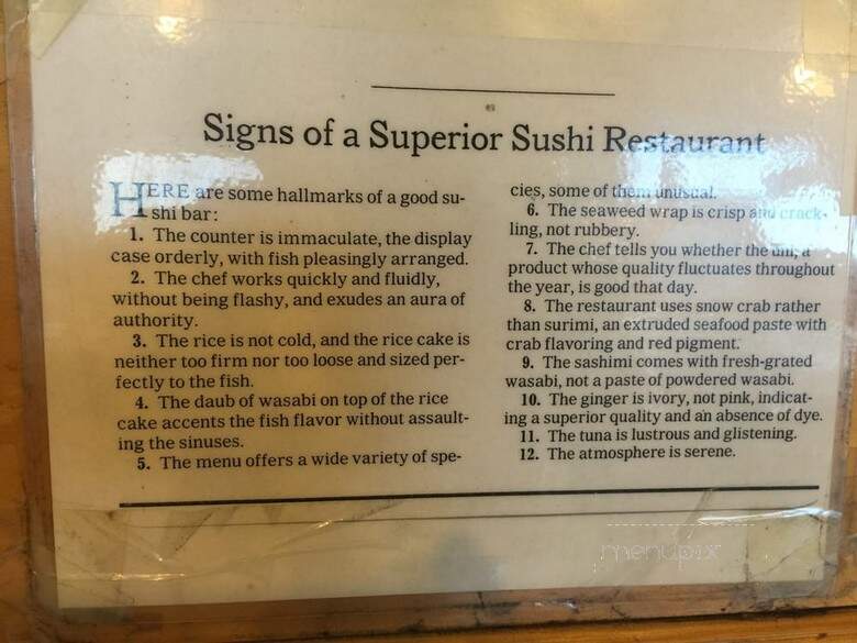 Tomo Japanese Restaurant - Princeton, NJ menu_pic