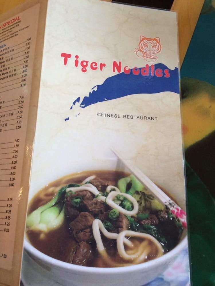 Tiger Noodles - Princeton, NJ menu_pic