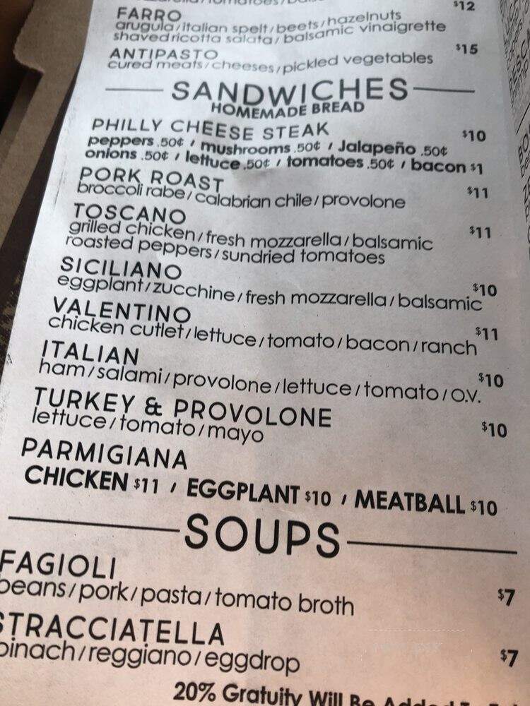 Victors Pizzeria & Restaurant - Hillsborough, NJ menu_pic