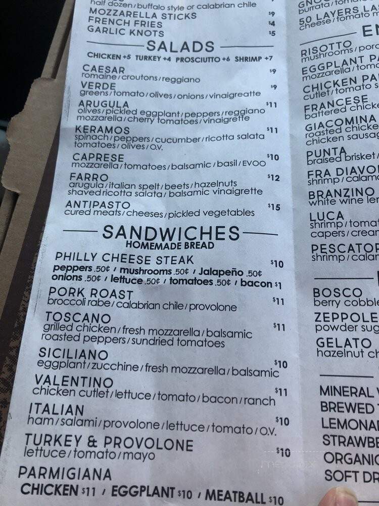 Victors Pizzeria & Restaurant - Hillsborough, NJ menu_pic