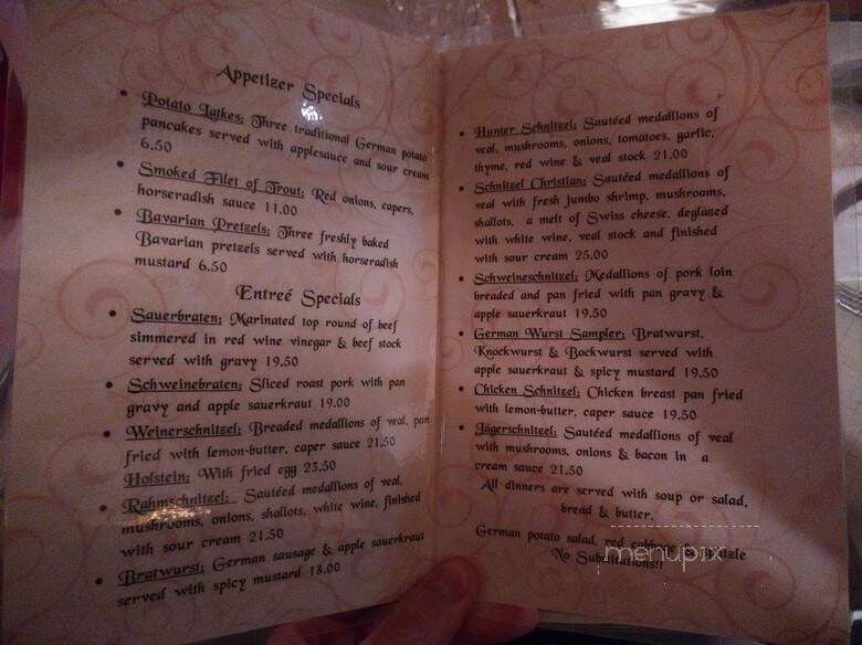 Mickey & Minnie's Inn - Egg Harbor City, NJ menu_pic