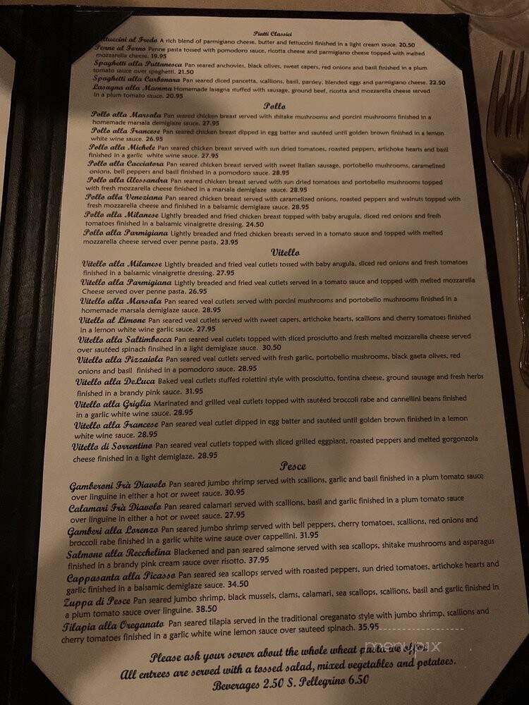 Cafe Picasso - Somerville, NJ menu_pic