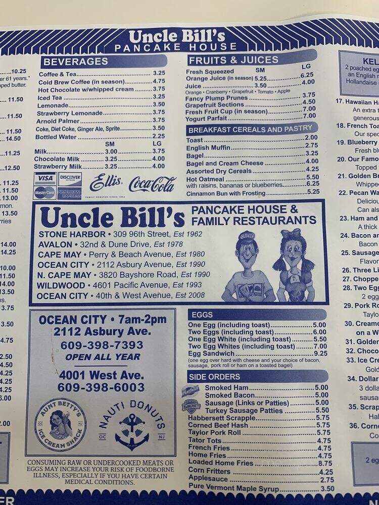 Uncle Bill's Pancake House - Ocean City, NJ