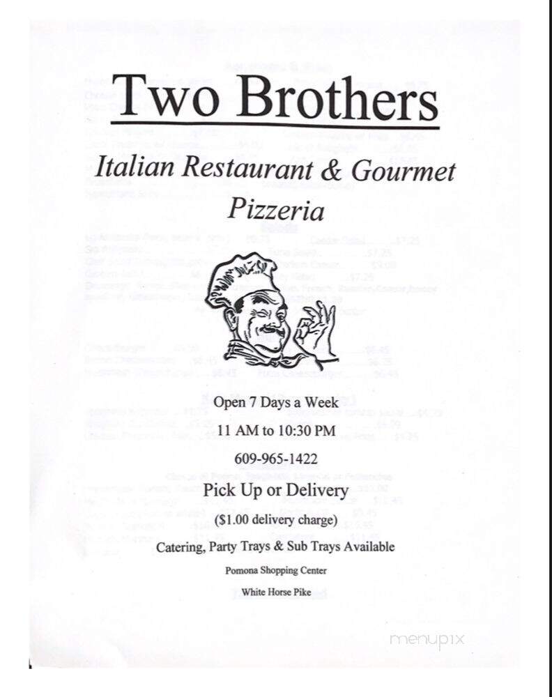 2 Brothers From Italy - Pomona, NJ