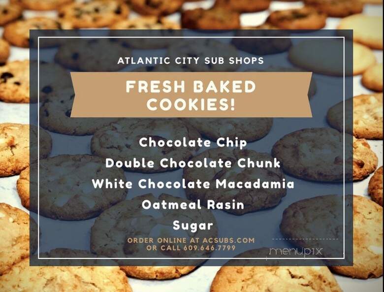 Atlantic City Sub Shops - Egg Harbor Township, NJ menu_pic