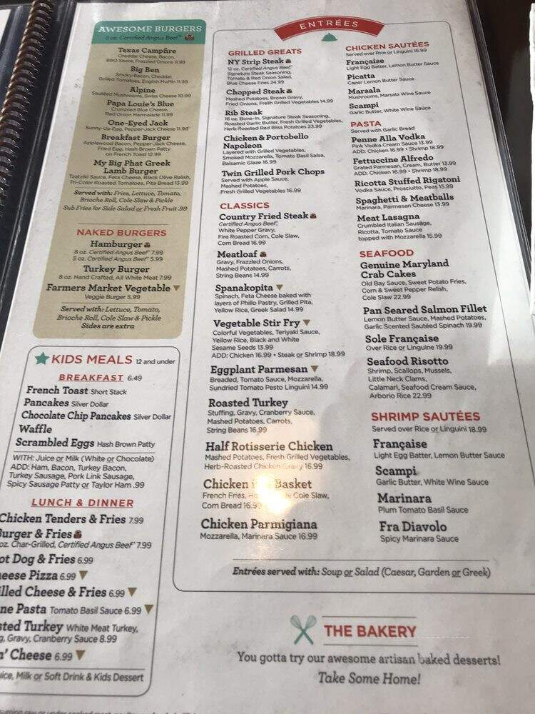Hibernia Diner Restaurant - Rockaway, NJ menu_pic