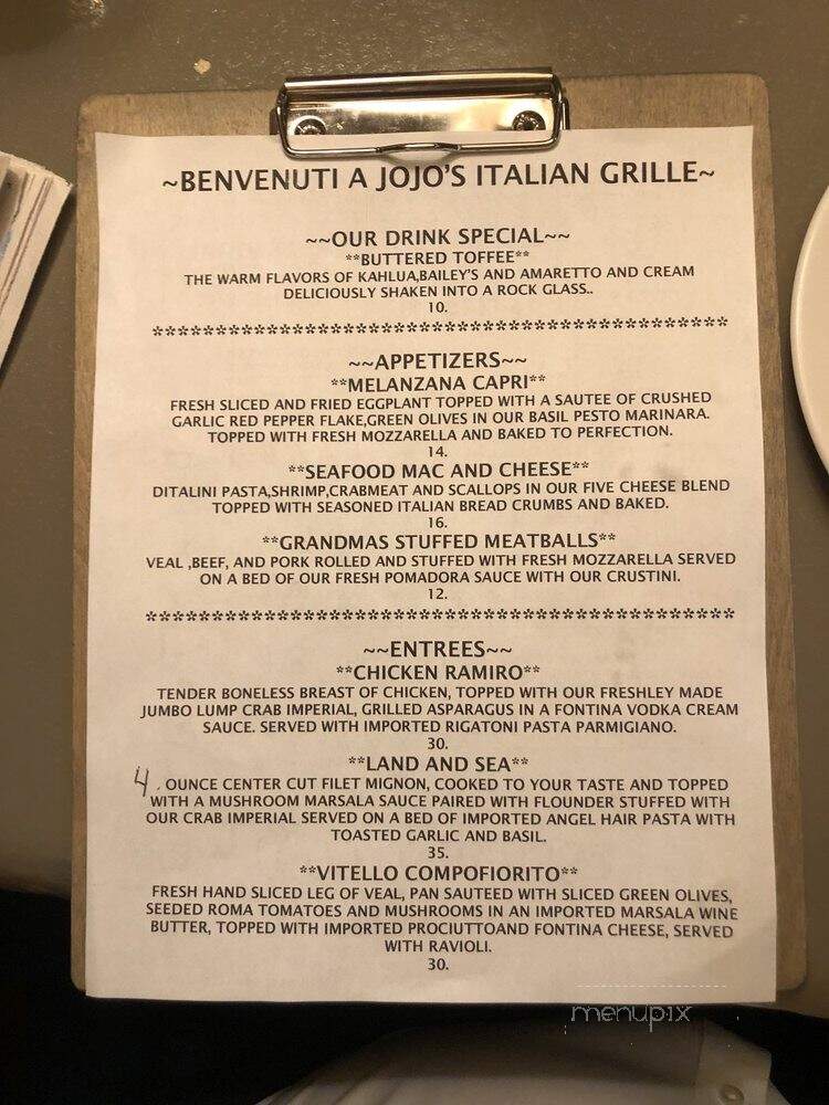 Jo-Jo Italian Grill - Pleasantville, NJ