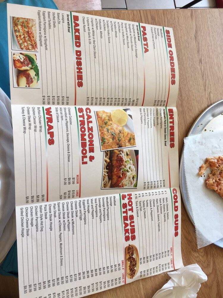 Enzo's Pizzeria - Piscataway, NJ menu_pic