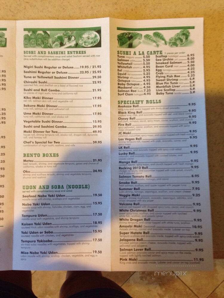 Wasabi House - East Brunswick, NJ menu_pic