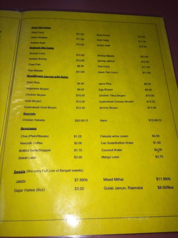 Kabab & Curry Express - Edison, NJ menu_pic