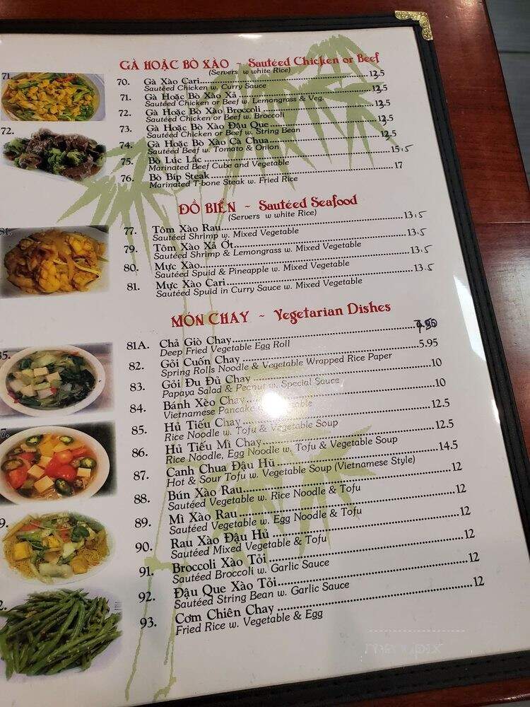 Pho Anh Dao - Edison, NJ menu_pic