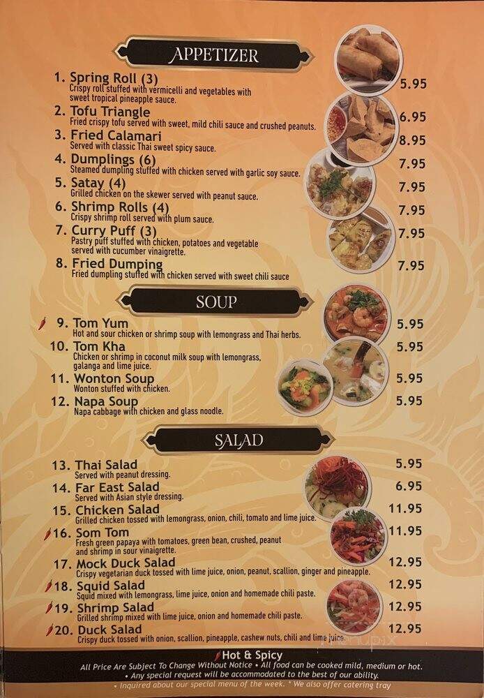 Saigon House - East Hanover, NJ menu_pic