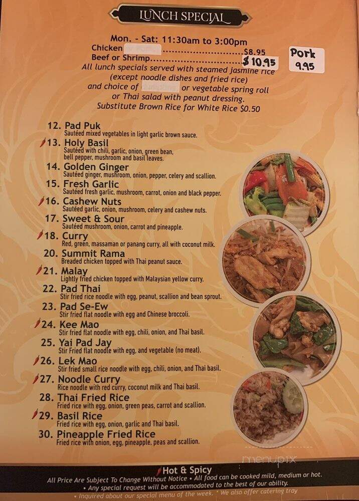 Saigon House - East Hanover, NJ menu_pic