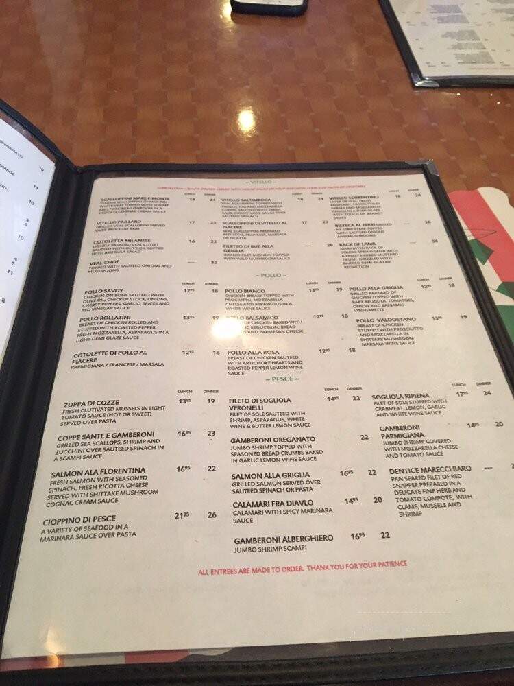 Ferraro's Pizzeria - Edison, NJ menu_pic