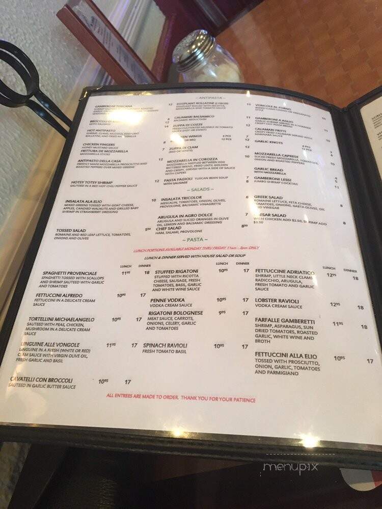 Ferraro's Pizzeria - Edison, NJ menu_pic
