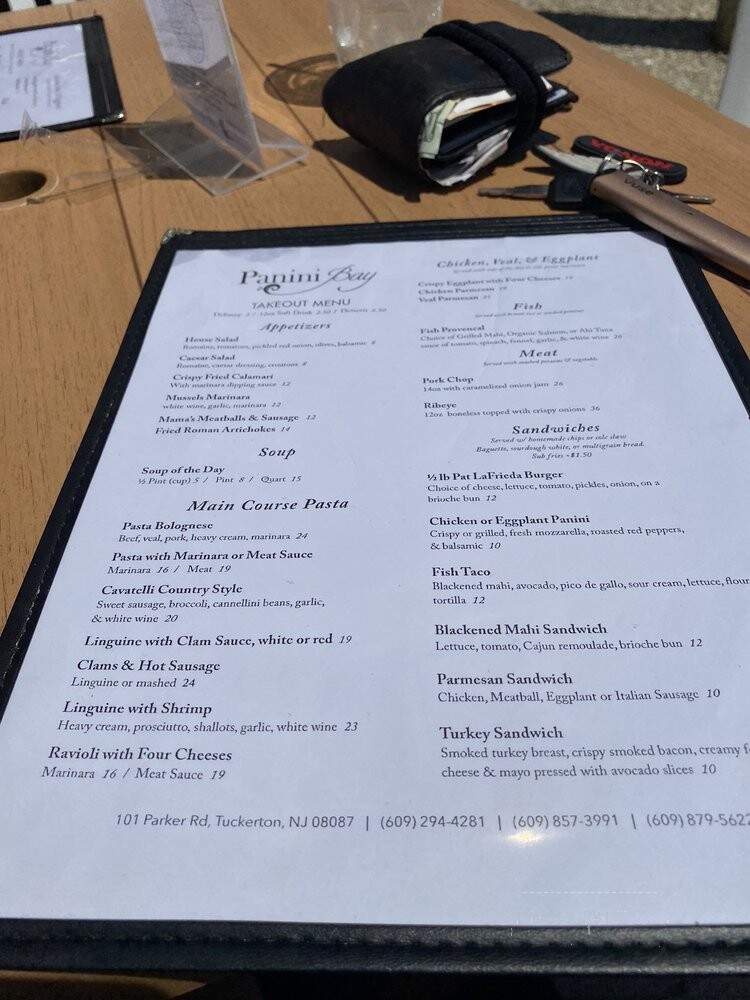 Panini Bay - Tuckerton, NJ menu_pic