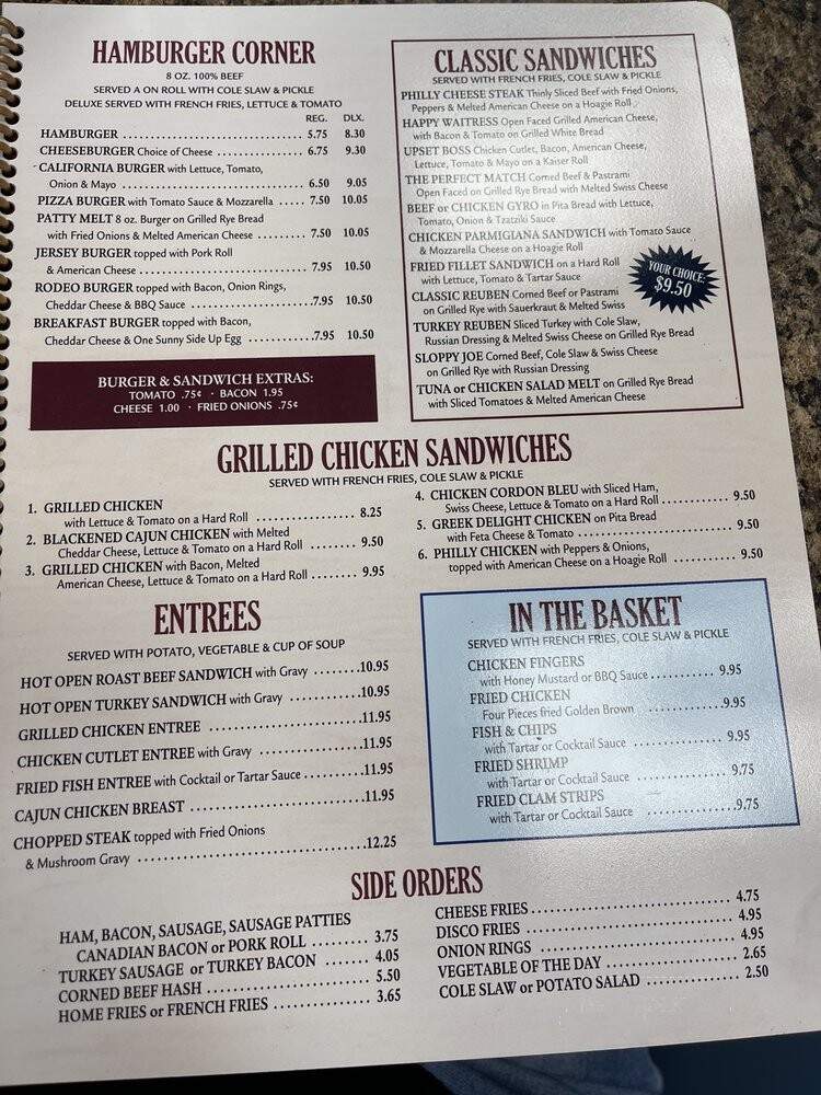 Colonial Restaurant - Fords, NJ menu_pic