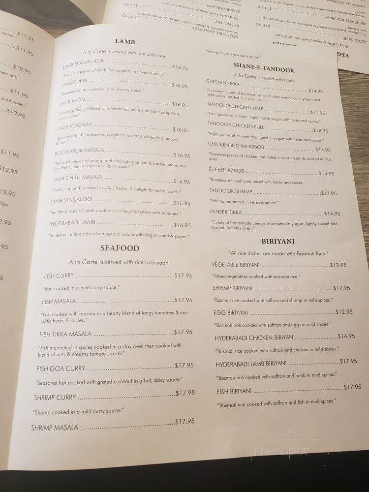 Ashoka Indian Restaurant - Iselin, NJ menu_pic
