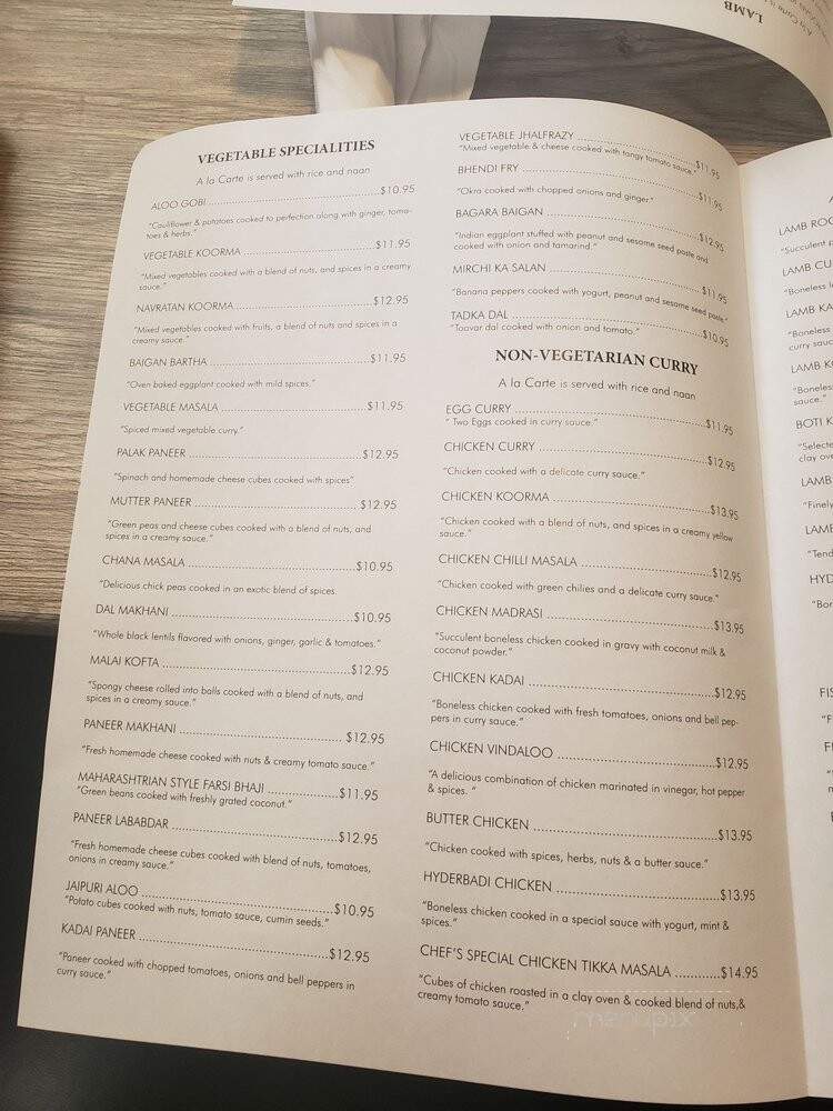 Ashoka Indian Restaurant - Iselin, NJ menu_pic