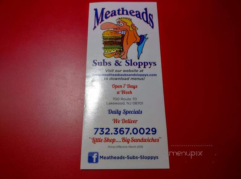 Meatheads Subs & Sloppys - Lakehurst, NJ