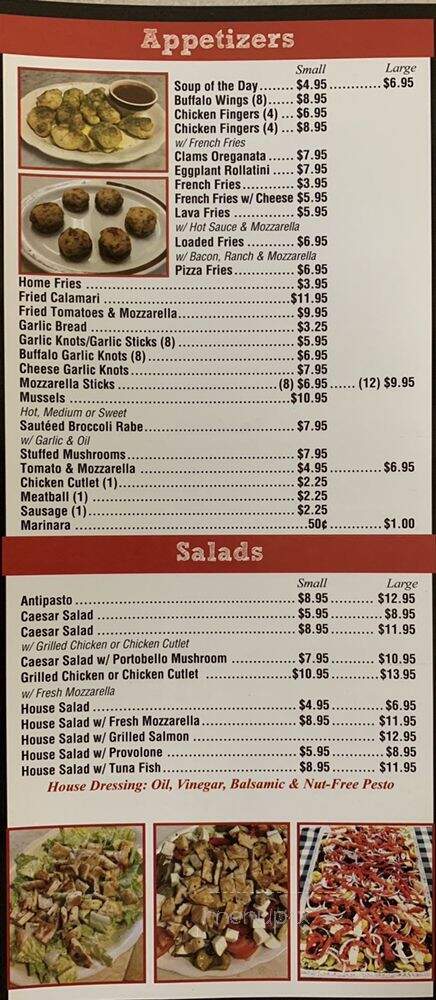 Pat's Pizzeria - Pompton Lakes, NJ menu_pic
