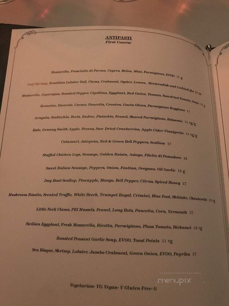 La Cipollina Ristorante - Freehold, NJ menu_pic