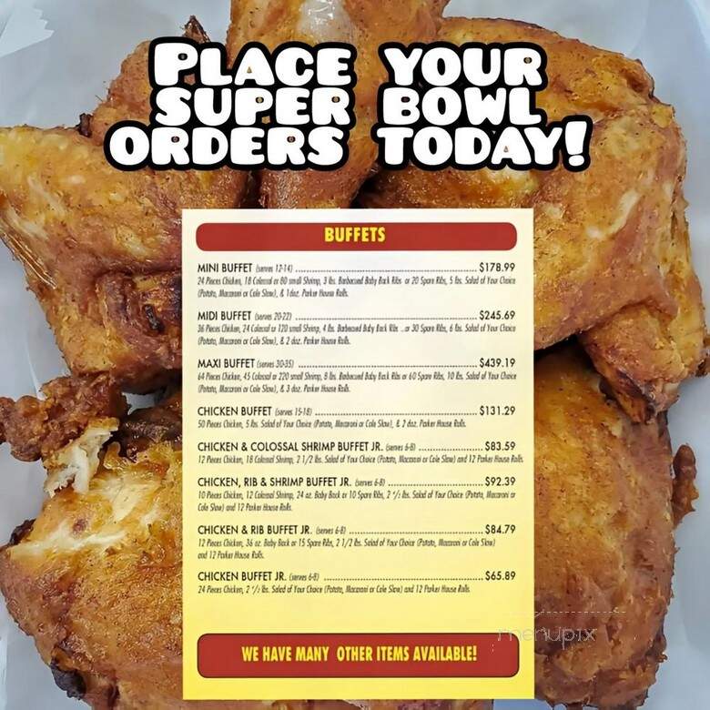 Chicken Galore - Woodbridge, NJ menu_pic