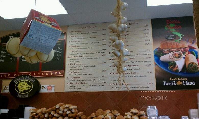 Bella Italia - Freehold, NJ menu_pic