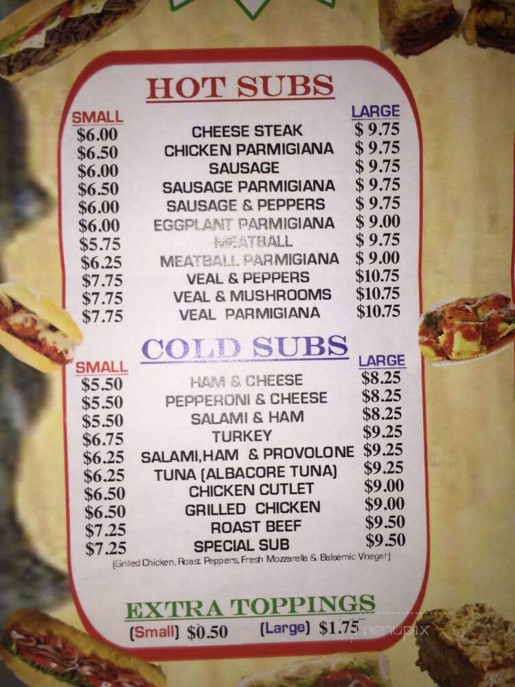Reggio Pizzeria - Union, NJ menu_pic