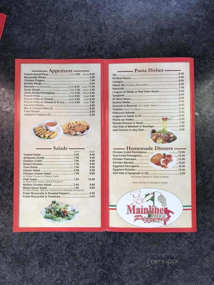 Main Line Pizza - Little Falls, NJ menu_pic