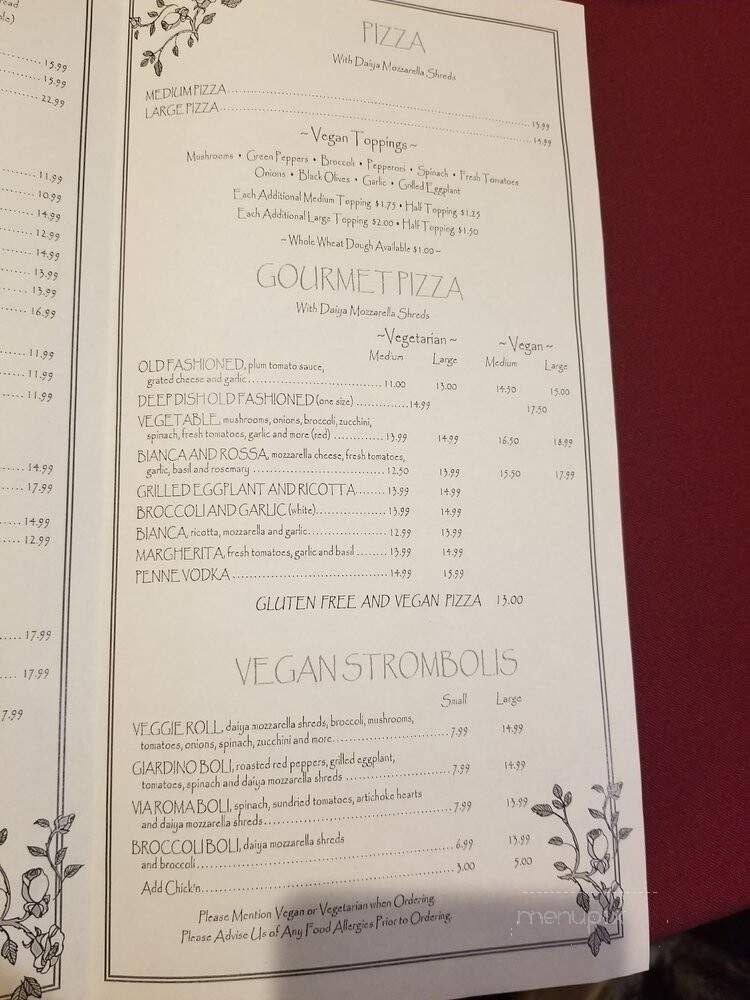Via Roma - Toms River, NJ menu_pic