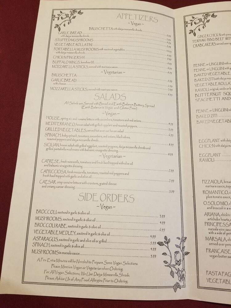 Via Roma - Toms River, NJ menu_pic