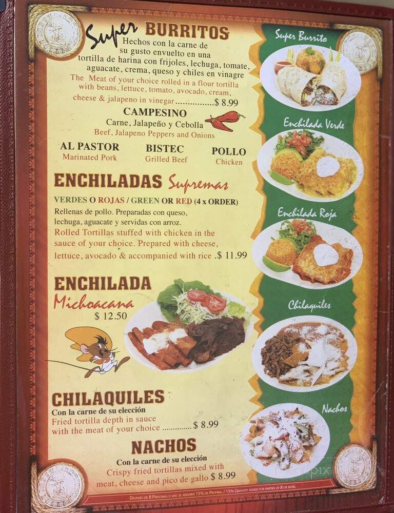 La Sierra Taqueria - Lakewood, NJ menu_pic