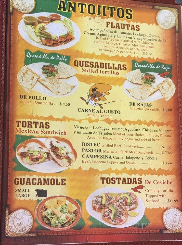 La Sierra Taqueria - Lakewood, NJ menu_pic