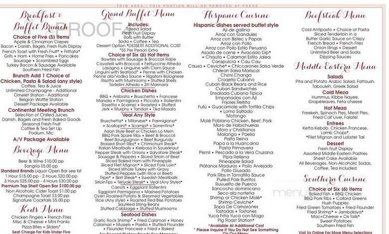 La Neve's Restaurant & Caterer - Haledon, NJ menu_pic