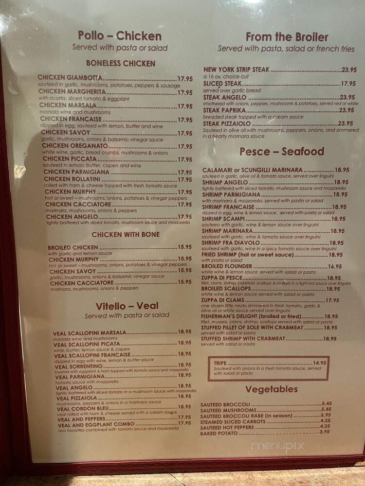 Angelo's Pizzeria - Bloomfield, NJ menu_pic