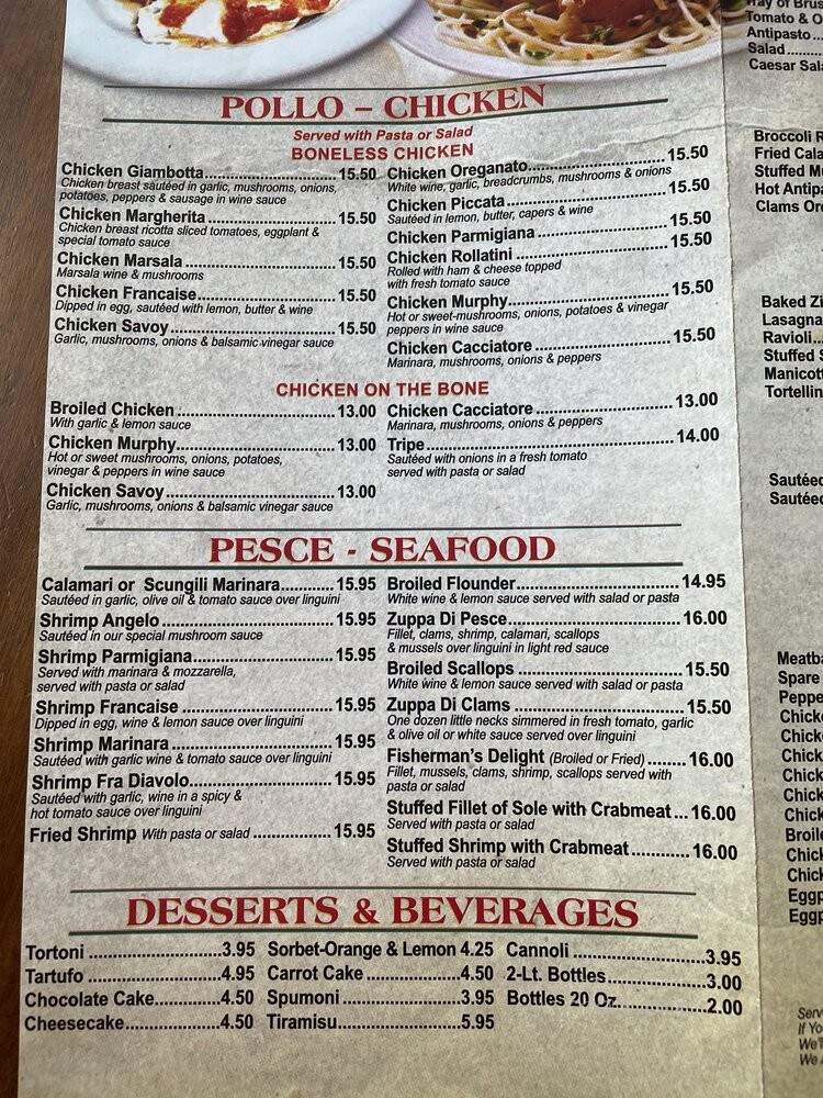 Angelo's Pizzeria - Bloomfield, NJ menu_pic