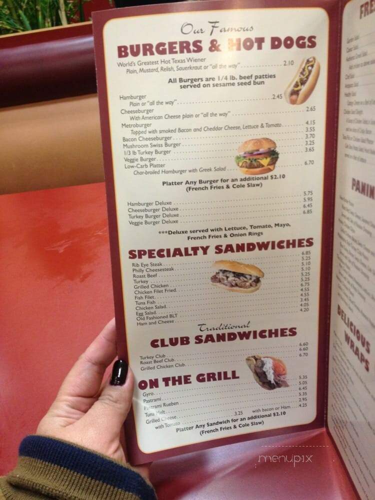 Metro View Grill - Haledon, NJ menu_pic