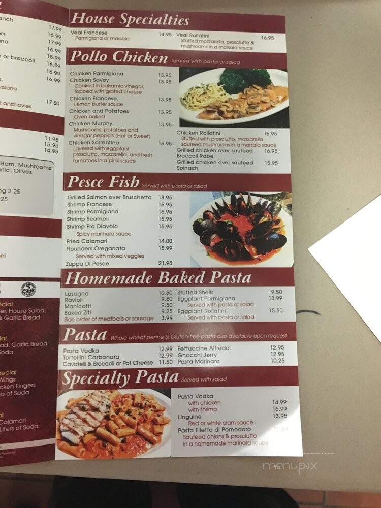 Three Guys Pizzeria - Belleville, NJ menu_pic