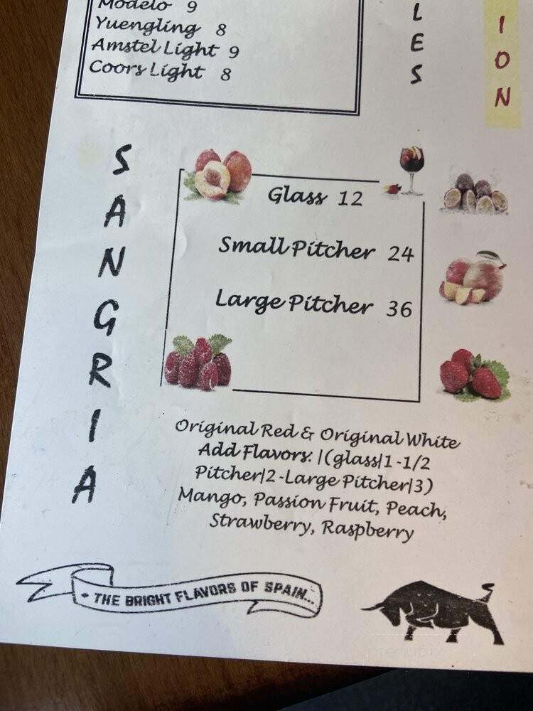Mompou Tapas Bar & Lounge - Newark, NJ menu_pic
